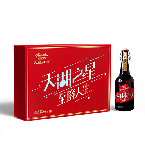 天湖啤酒“天湖之星”高端定制啤酒包装设计，开云online(中国)设计作品